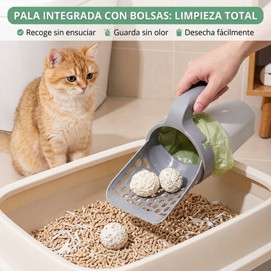 Pala Higiénica para Mascotas 3 en 1